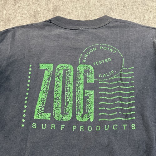 Vintage 80’s Mr. Zog Surf T-shirt Medium? USA Made Skate Surf Distressed
