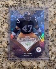 Upper Deck 2008 Icons NFL Legends Mel Blount #LEG21 Blue Die-Cut /47 Steelers🏈