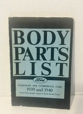 1939 1940 Ford Body Parts List Manual Book Passenger Commercial Cars Vtg Reprint 1939 1940 Ford Body Parts List Manual Book Passenger Commercial Cars Vtg Reprint