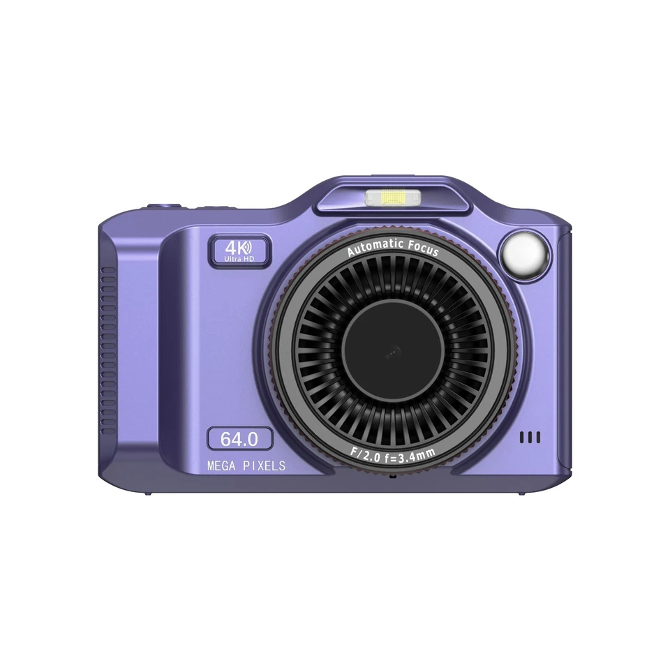 Dual Kamera System 4K Digitalkamera mit 2 8 Zoll HD Display und 18x Zoom - Bild 3 von 4