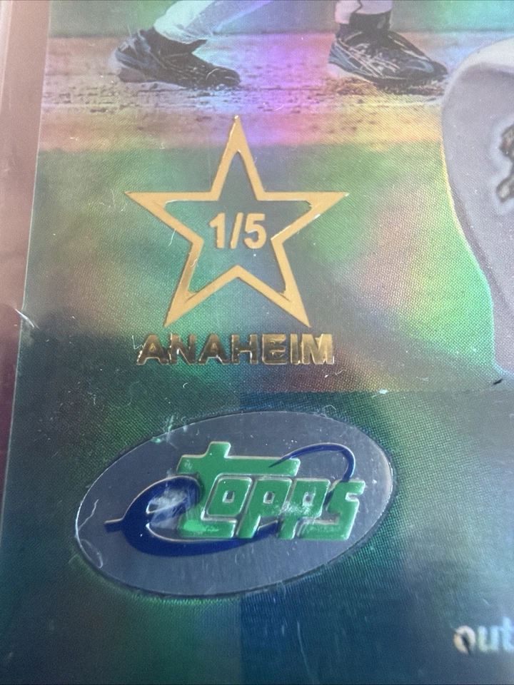 2001 eTopps #100 Ichiro Suzuki Rookie #1/5 Convención Nacional de Anaheim RARO Foto 2 de 3