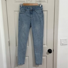 Curve Appeal Jeans Women 8/29 Light Blue High Rise Skinny Curve Creator Denim