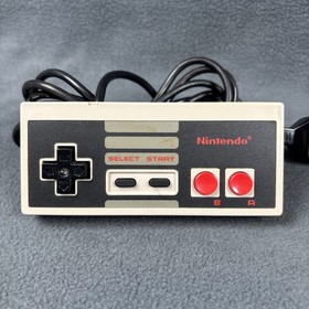 Nintendo NES - Lot of 2 OEM Authentic Controllers NES-004 - Refurbished, VG