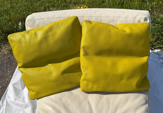 Leolux Pupilla | Leder Farbe Senso Lilme | neuwertig | für Leolux Sofas ideal