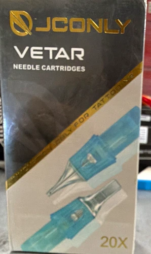 JCONLY VETAR Tattoo Needle Cartridges 1015CML 20 Pack Compatible Unbranded - product listing photo