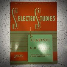 Selected Studies for Clarinet  Advanced Woodwind Method Sheet Music Book  P...