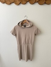 Athletic Dress Teen Forever 21 Beige Tennis Core Sleeveless Hoodie 13-14YO