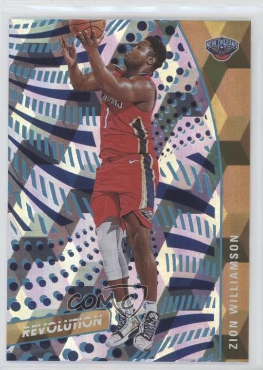 2020-21 Panini Revolution Cubic 10/50 Zion Williamson #75 0po0