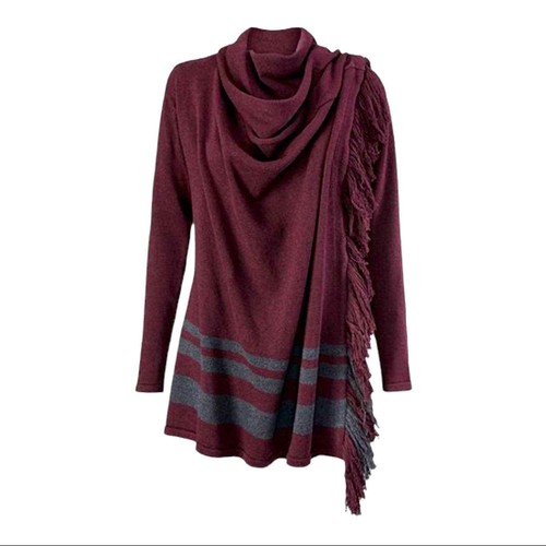 CAbi Port \u0026 Gray Asymmetrical Wrap 