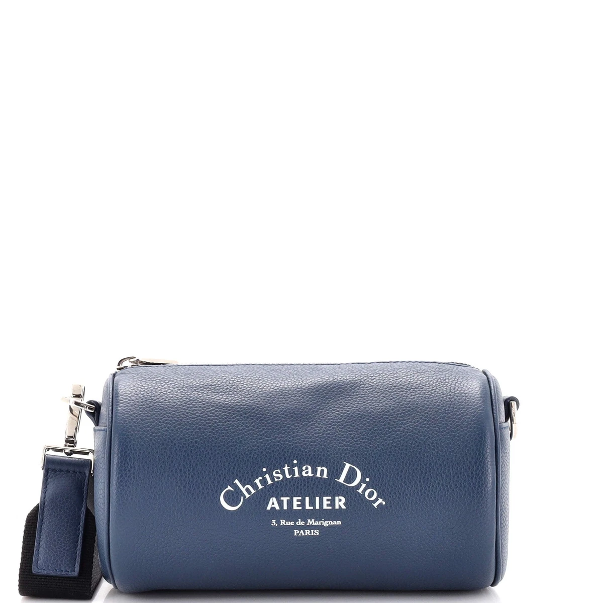 Christian Dior Roller Messenger Bag Leather Blue eBay