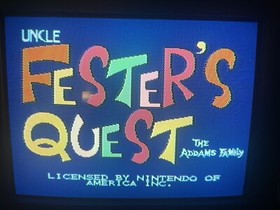 Fester's Quest, Nintendo, NES, USED, Cartridge Only, Sunsoft, Tested