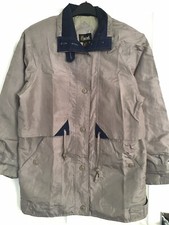 Mariel Softshell Windproof Rain Wind Proof Vintage 80s Coat Size 14-16 38&rdquo; Bust.