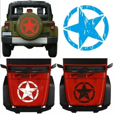 20" x 20" Military Army Star Sticker Decal For Car Truck SUV Hood Side Door USA
