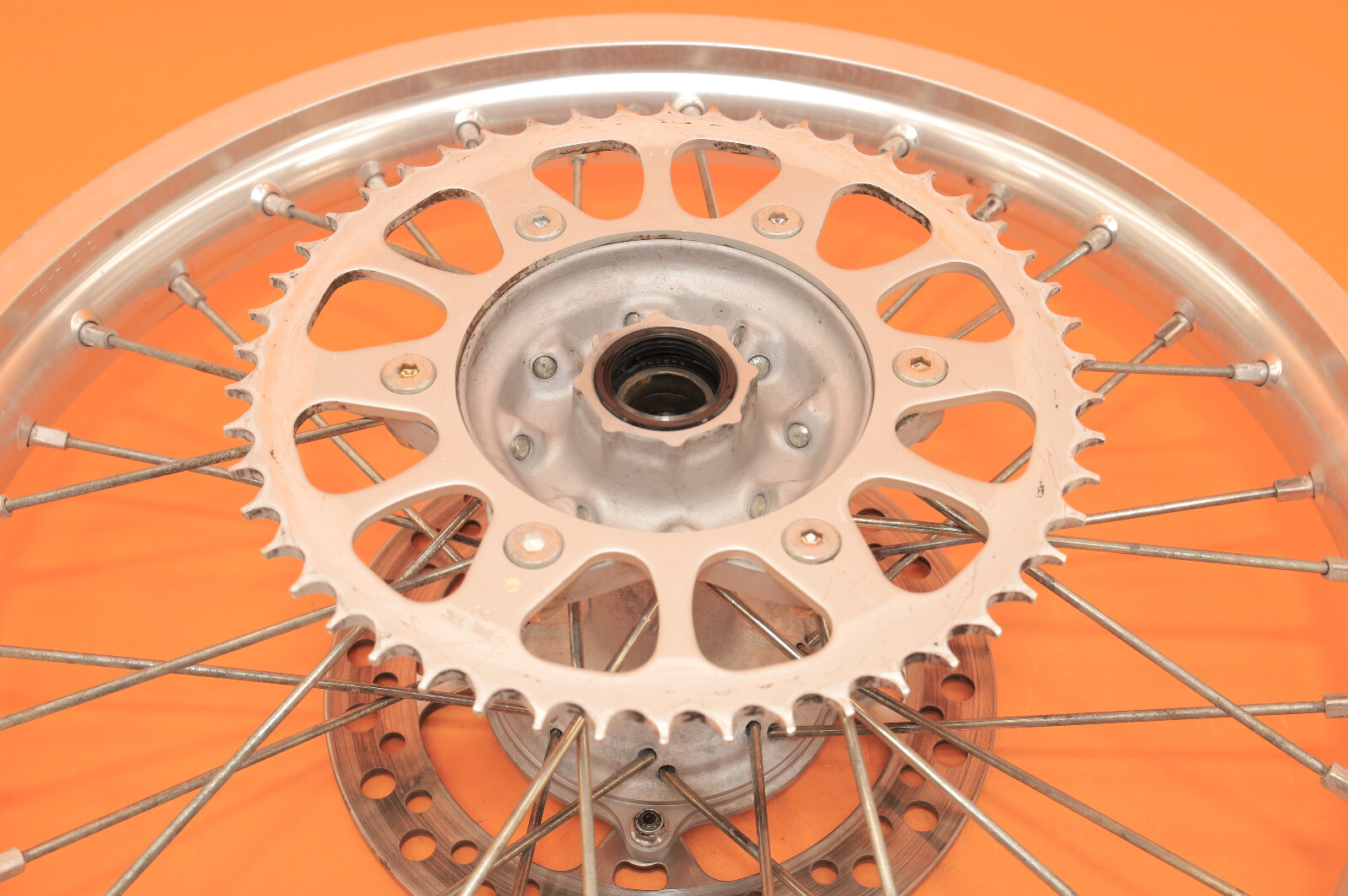 2002 0208 CRF450R CRF450 OEM Front Rear Wheel Set Hub Rim Spokes