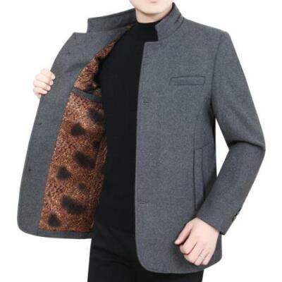 ジャケット・アウター chaisy Wool Stand Collar Coat 140-150cm Long Wool Coat Women, Stand Collar Coat, Black Trench Coat, Fitted