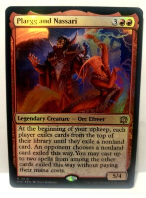 MTG, Plargg and Nassari, March of the Machine: Aftermath, FOIL #18,  NM