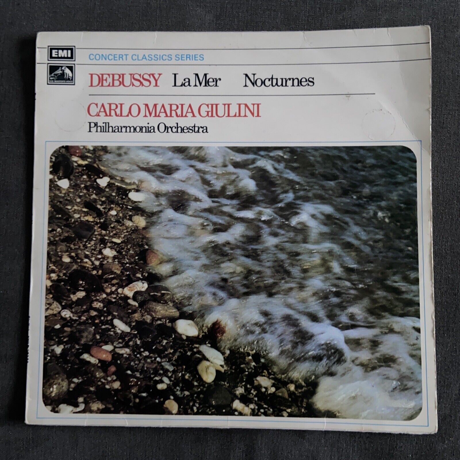 SXLP 30146 Debussy La Mer Nocturnes HMV LP Carlo Maria Giulini 1962