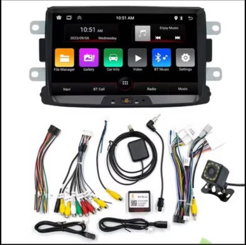 Autoradio Android Per Dacia Duster, Sandero, Logan Renault Captur 2 G / 32G - Foto 3 di 5