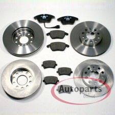 Bremsscheiben Ø 320 mm + 300 mm + Bremsbeläge vorne hinten für Audi Q5