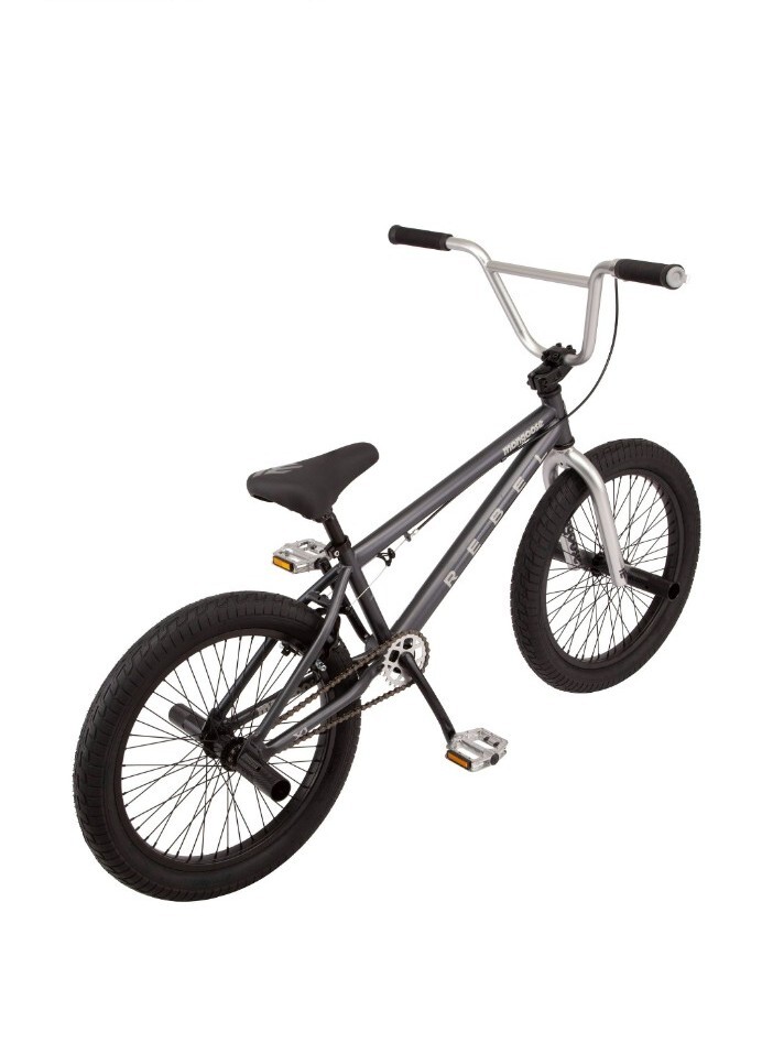 Mongoose Rebel X1 BMX Bike, 20in. Wheels, Boys/Girls, Gray
