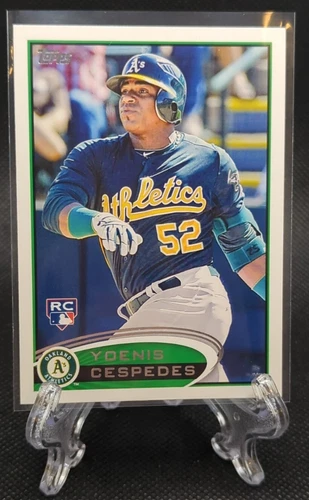 2012 Topps #396a Yoenis Cespedes RC Rookie Athletics