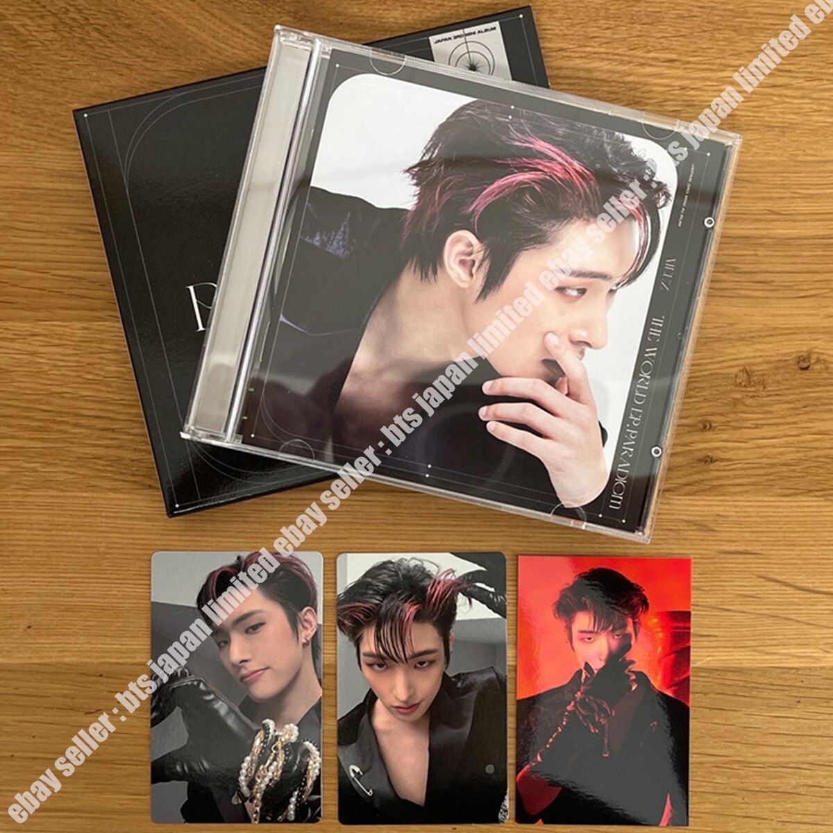 ATEEZ MINGI THE WORLD EP . PARADIGM Photocard 2 Solo ver. + Tower