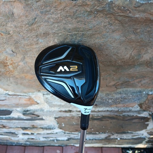 RH TaylorMade Ladies M2 7 HL Wood 24° REAX 45 Graphite Shaft - Picture 2 of 7