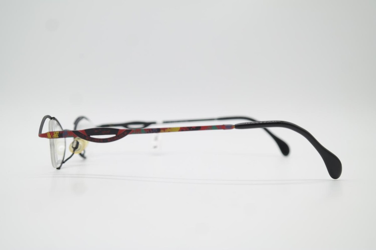 Lunettes Vintage Yabi Spirit Jo Meurer 528 - Monture Multicolore Métal, Démi-monture, Jamais Portées