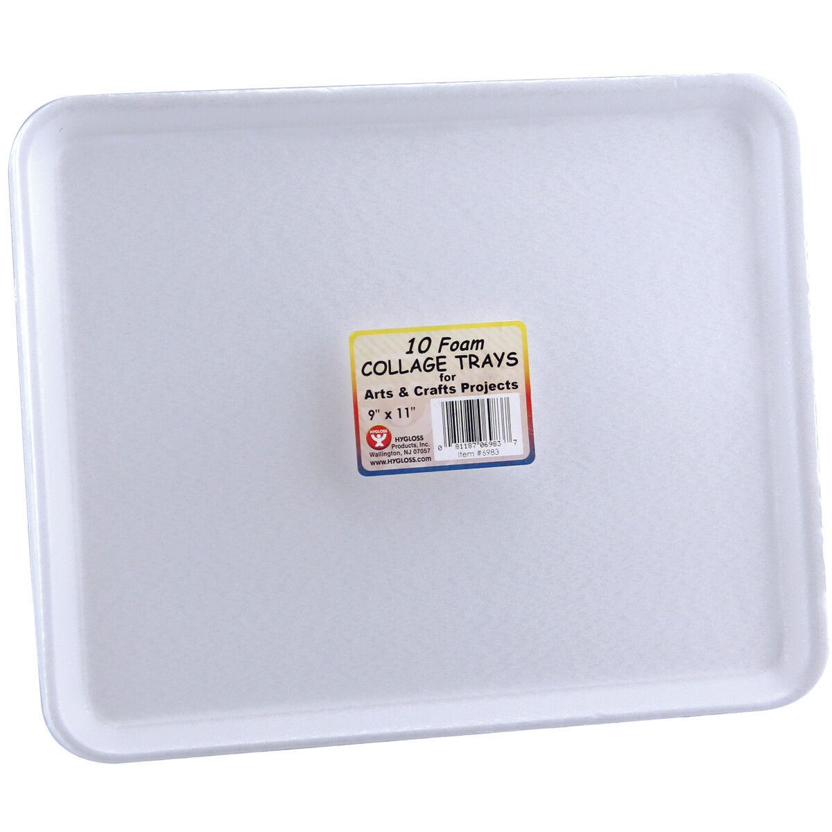 Foam Collage Trays 10/Pkg-9