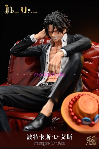 IU STUDIO One Piece Portgas·D· Ace Resin Model In Stock Suit ACE H15cm Anime - Picture 6 of 11