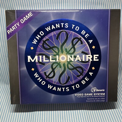 Who Wants To Be A Millionaire TV Plug-in Video Game System Party