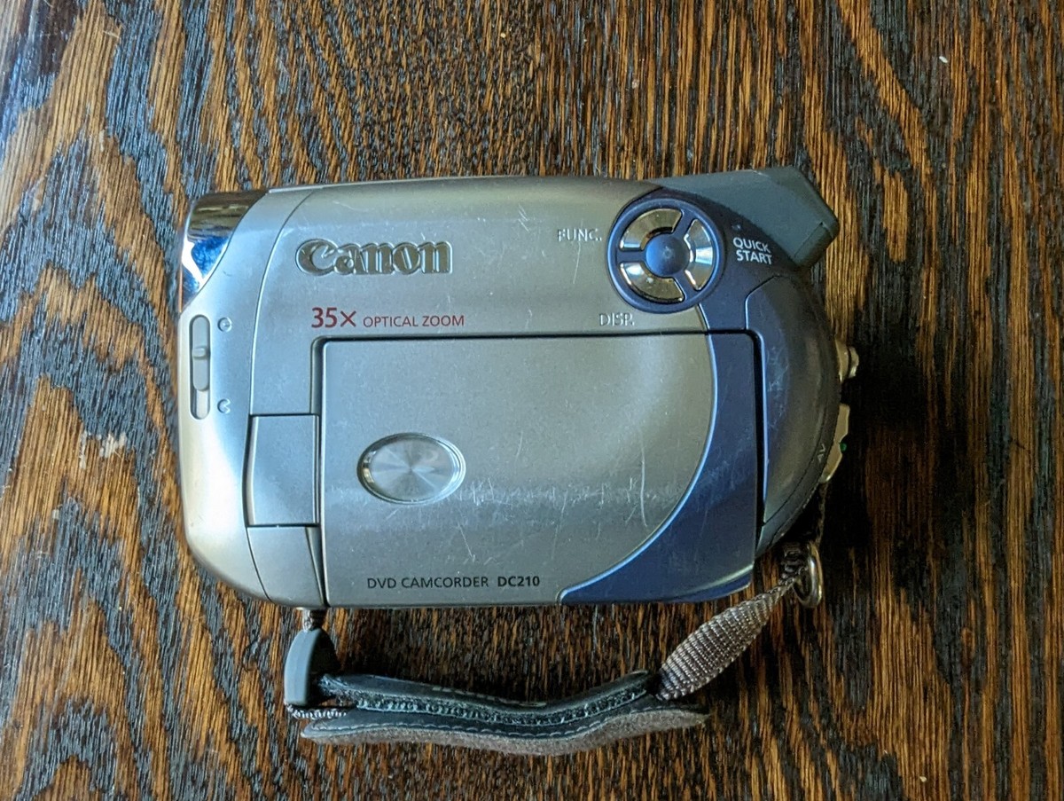 Canon DC210 Camcorder - Silver blue for sale online | eBay