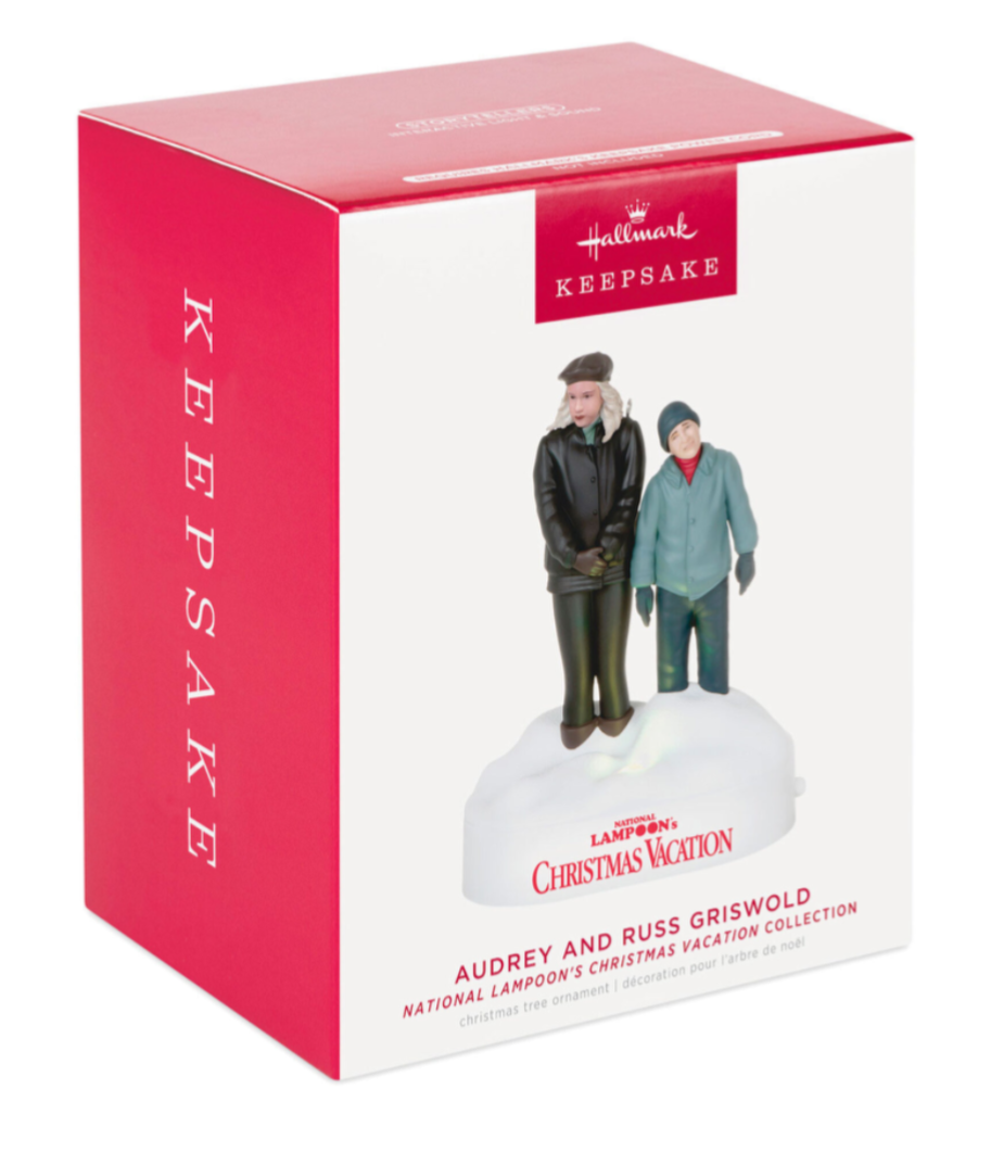 Hallmark Ornament 2022 Christmas Vacation Storytellers Audrey & Russ