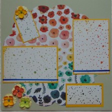 12X12 ANY OCCASION GIRL MOM AUNT FRIENDS PREMADE SCRAPBOOK PAGE - TONYA 4484