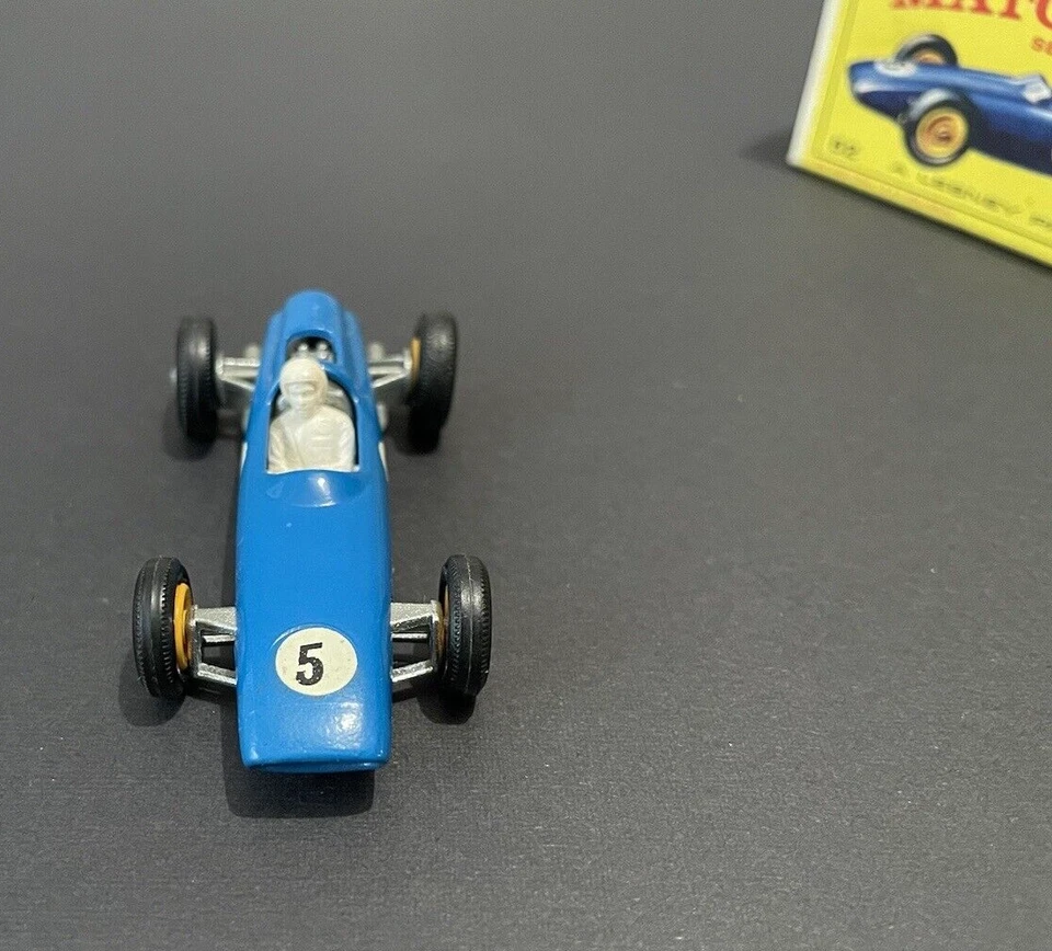 Vintage 1960s Matchbox Lesney #52 BRM Racing Car W/ BOX REALLY NICE! - Image 3 of 4