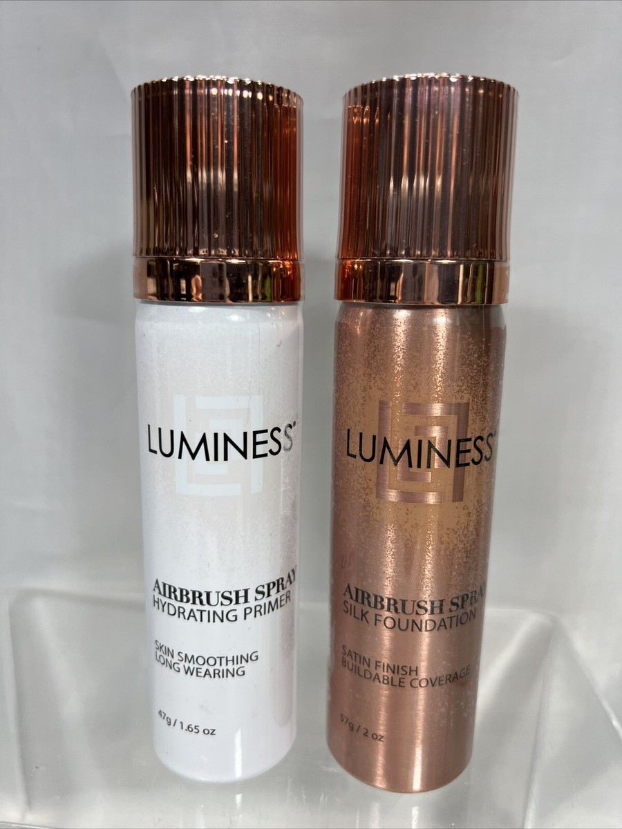 Set Of Luminess Airbrush Spray Silk Foundation Light Warm 060