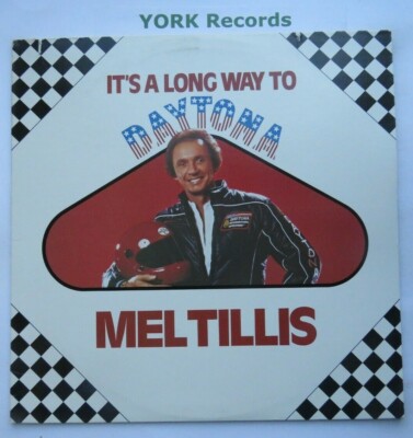 MEL TILLIS - It's A Long Way To Daytona - Ex Con LP Record Elektra E1-60016