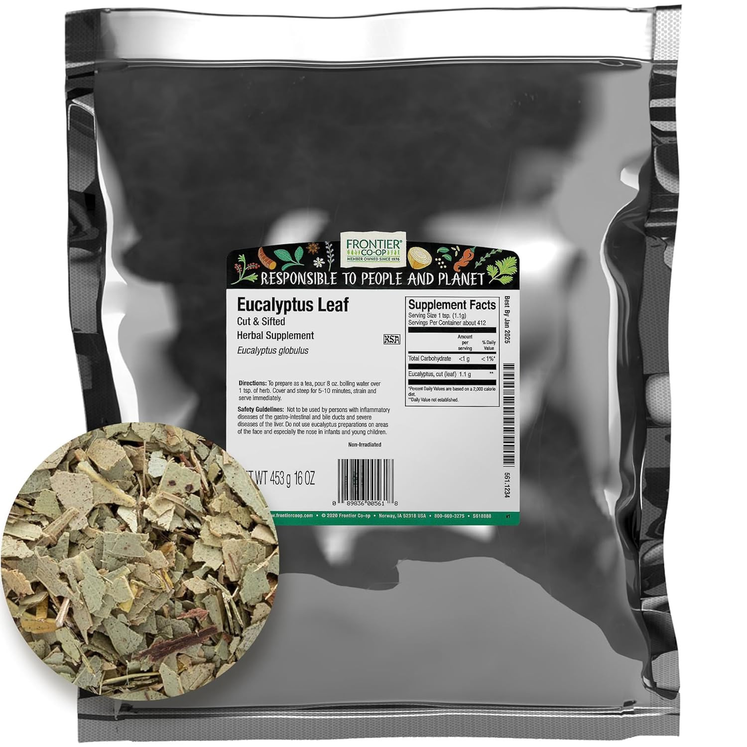 FRONTIER Eucalyptus Leaf Cs, 16 унций