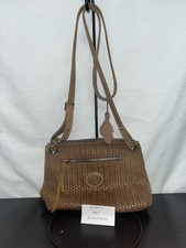 Roots Brand Twinsie Hand Bag Woven Design Pre Owned