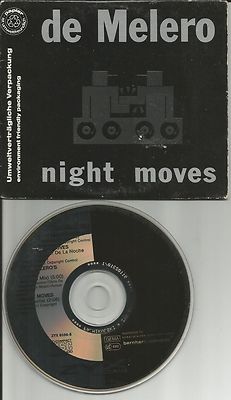 Cesar DE MELERO Night Moves / Groove 4TRX w/ MIXES & MONICAPELLA CD single 1991