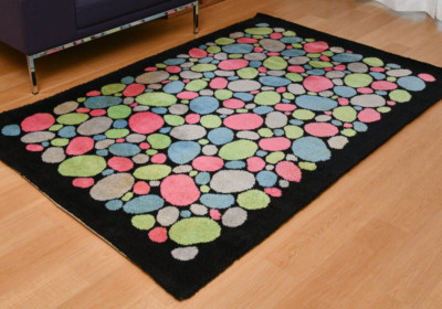 Vintage Verner ''Stone 1'' Vintage Rug Art Line Ege Axminster A/S Mid Century