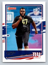 Andrew Thomas 2020 Donruss #253 New York Giants RC