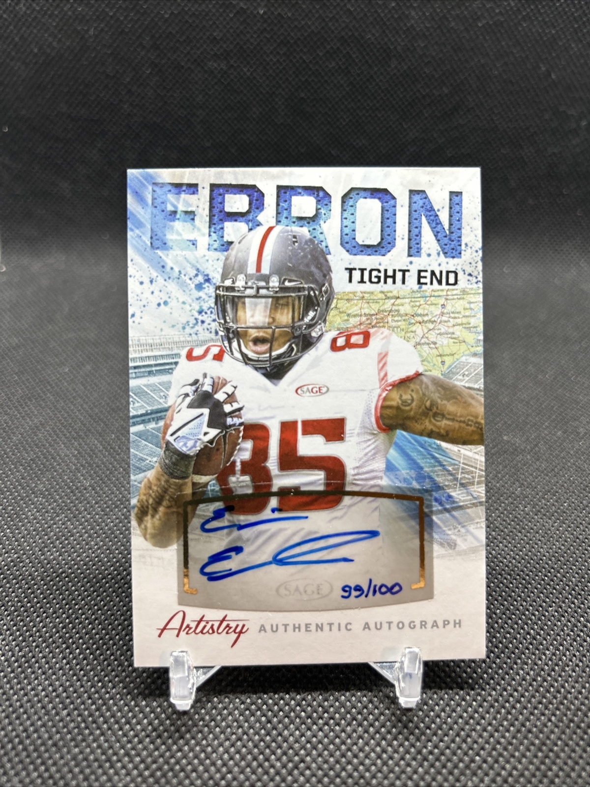 Eric Ebron SA-GE Hit Artistry #AA16 Autograph