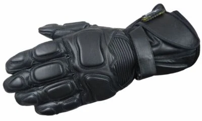 Bangla Motorradhandschuhe Motorrad Handschuhe Leder Nieten Schwarz XS S M L XL - Bild 1 von 2