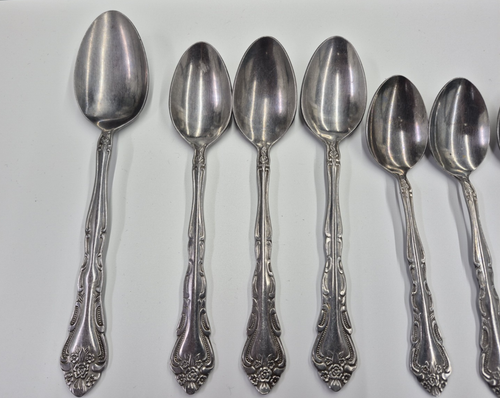 Set 16 posate vintage Sears Traditions acciaio inox Giappone - forchette cucchiaio - Foto 4 di 8
