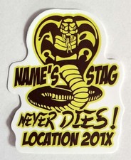 Cobra Kai The Karate Kid Waterproof Vinyl Sticker