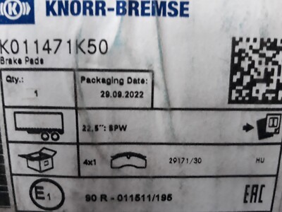 knorr bresmse disk pads 