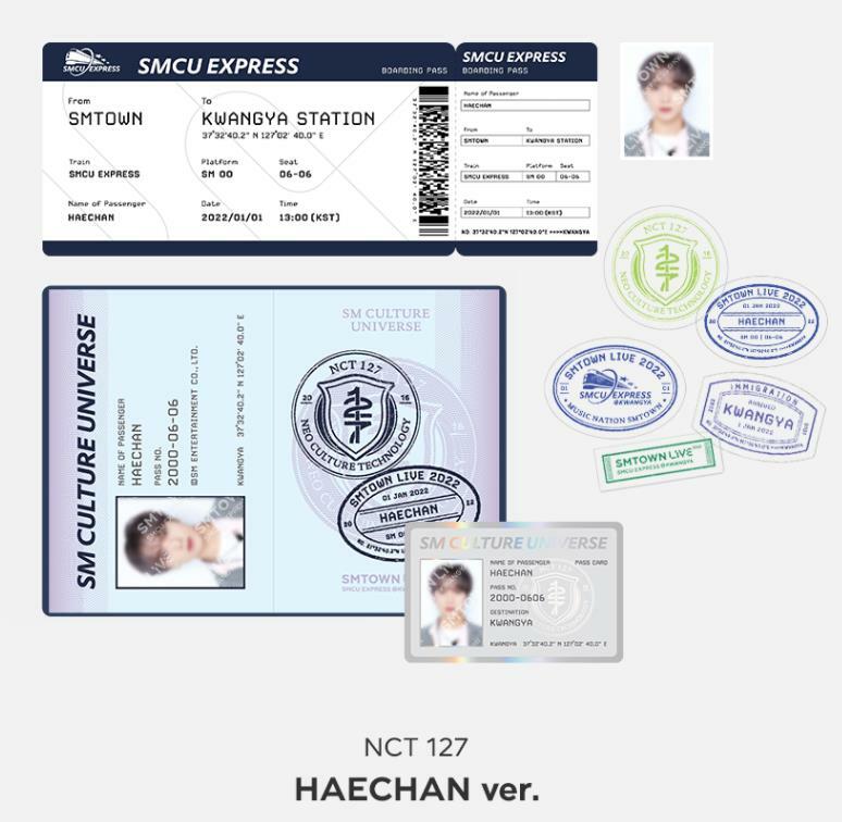NCT 127 SMCU EXPRESS@KWANGYA OFFICIAL GOODS KWANGYA PASSPORT SET