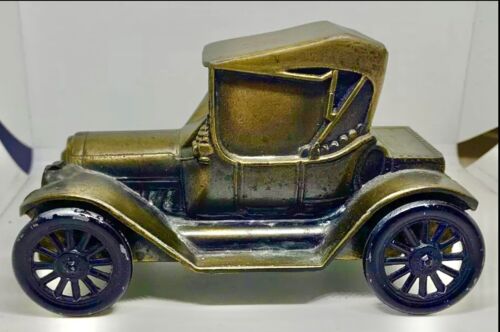 Vintage Coin Bank Car Model T - Bronze We Have Other Unique & Gift Ideas - Picture 1 of 12