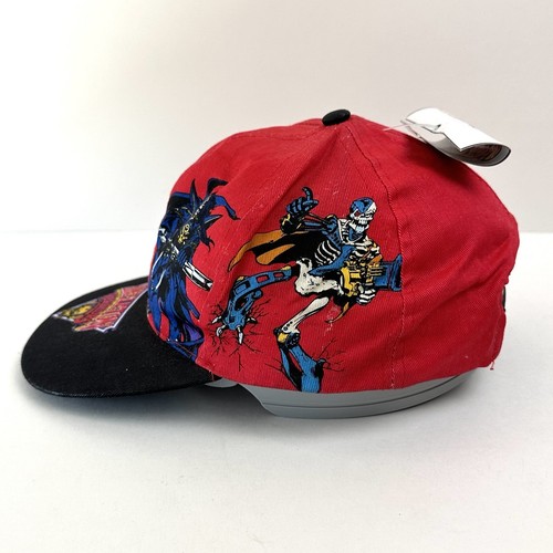 Vtg 1994 Skeleton Warriors AOP Hat Logo 7 Kids Snapback Cap Prince Lightstar NWT - Picture 5 of 13